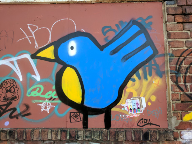 Bird graffiti
